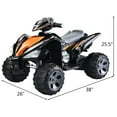 thumbnail image 2 of Costway Kids Ride On ATV Quad 4 Wheeler Electric Toy Car 12V Battery Power Led Lights, 2 of 10