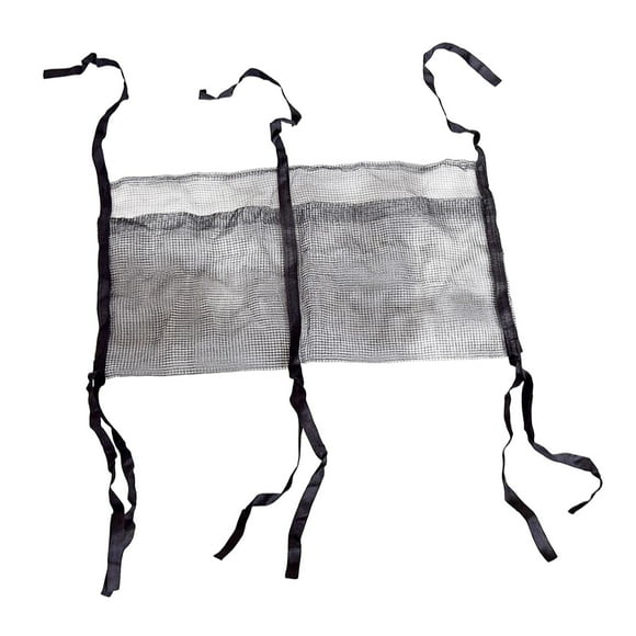 Soporte de la bolsa de almacenamiento de zapatos de trampolín Fácil instalación universal organizador de malla de malla de almacenamiento de trampolín 2 bolsillos