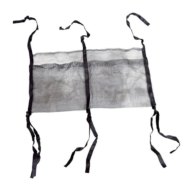 Soporte de la bolsa de almacenamiento de zapatos de trampolín Fácil instalación al organizador de malla de malla de almacenamiento de trampolín 2 bolsillos