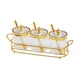 thumbnail image 2 of Frascos de Especias de 3 Rejillas con Cucharas | Caja Hermética para Condimentos con 3 Compartimentos | Incluye Bandeja Metálica para Organizar La Encimera de La Cocina, 2 of 6