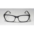 thumbnail image 3 of NEW VERA WANG LUXE JACQUETTE WOMENS/LADIES RECTANGULAR FULL-RIM BLACK FRAME DEMO LENSES 52-16-135 FLEXIBLE HINGES EYEGLASSES/EYEGLASS FRAME, 3 of 9