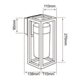 thumbnail image 4 of Lámpara de Pared Arbotante Tipo Farol Exterior, 4 of 4