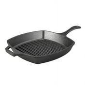 Lodge Cast Iron Logic L8SQ3 Pre-Seasoned Cast Iron Square Skillet 10 1/2