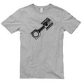 thumbnail image 2 of Plus Size Motor Piston Symbol Graphic Design Short Sleeve Cotton Jersey T-Shirt - Heather Grey 2XL, 2 of 4