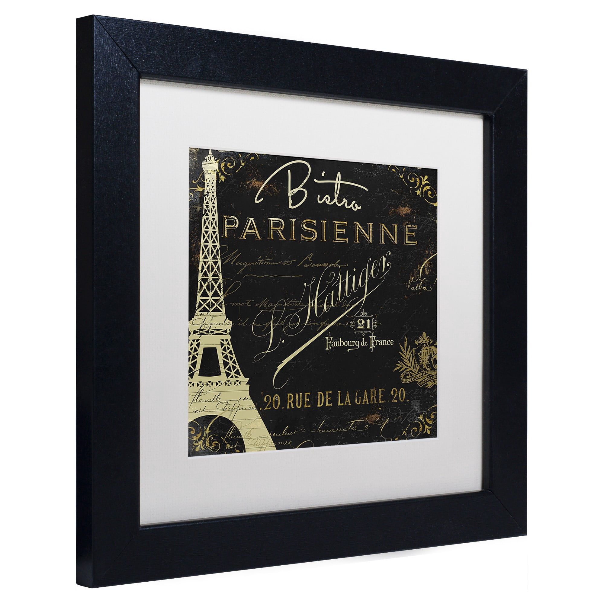 Trademark Fine Art "La Cuisine VI" Canvas Art by Color Bakery White Matte, Black Frame