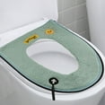 thumbnail image 4 of Eco Friendly Material Thick Plush Toilet Seat Cover Mat Available Here, 4 of 10