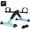 Teal, variant on MEETWARM Pedal Exerciser Under Desk Exercise Peddler Arm Leg Folding Mini Stationary Peddler Bike with LCD Display Portable Bicycle Exerciser Machine for Seniors (Blue)