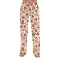 thumbnail image 6 of Women's Halloween Themed Pajama Pants Relaxed Fit Long Trousers Soft Loungewear For Nightwear XL, 6 of 6