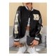 thumbnail image 5 of Chamarra De Calle Unisex Ropa Deportiva De Cuero Bordada, 5 of 8