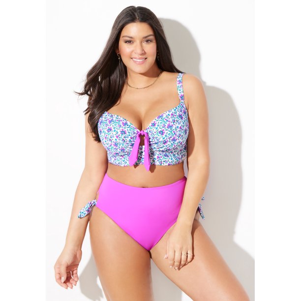 Swimsuits For All Women's Plus Size Confidante Bra Sized Underwire