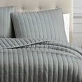 thumbnail image 2 of Riverbrook Home 3 Piece Quilt Set, King, Dark Gray, Moonstone, Polyfill, Adult, 2 of 8
