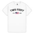 thumbnail image 2 of Two Fiddy 1776-2026 T-Shirt, America 250th Anniversary Patriotic American Flag Independence Day Tee, 2 of 5