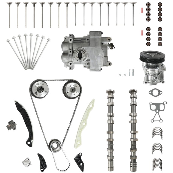 Engine Rebuild Kit Camshaft Timing Chain Kit Water & Oil Pump For 07-17 Chrysler Dodge Jeep 2.0L 2.4L