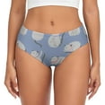 thumbnail image 1 of Balery Cute Fat Cat Ropa Interior de Algodón para Mujer con Dibujo – Braguitas Cómodas y Elásticas, Estilo Clásico-Small, 1 of 6