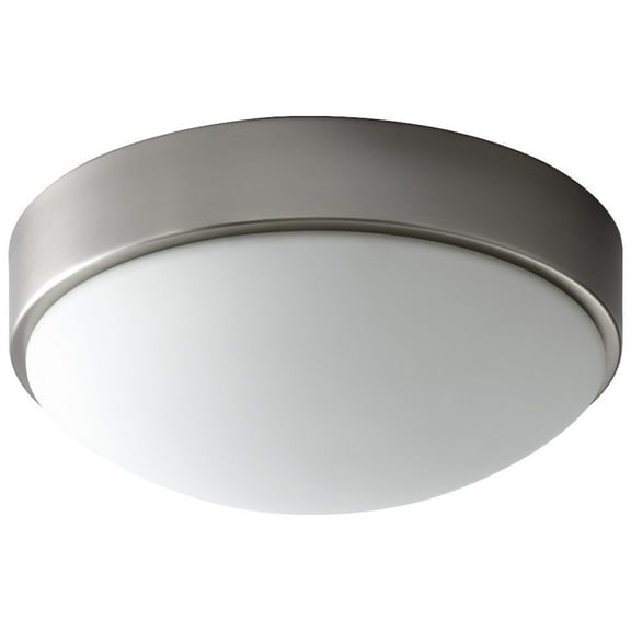 3-622-24-Oxygen Lighting-Journey - 11 Inch 8.2W 120V 1 LED Flush Mount-Satin Nickel Finish-3000 Color Temperature