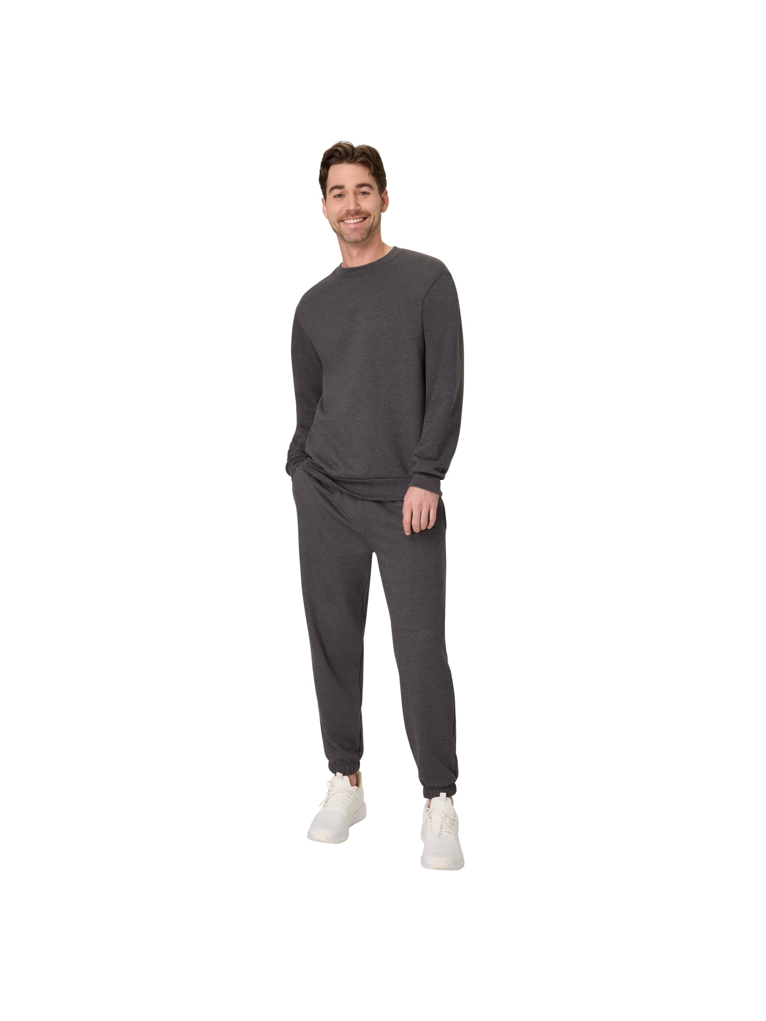 Hanes Men's & Big Men's Essentials Fleece Crewneck Sweatshirt, Sizes S-5XL