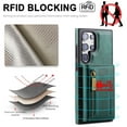 thumbnail image 5 of ELEHOLD for Samsung Galaxy S24 Detachable Wallet Case Premium PU Leather 2-in-1 Magnetic Removable Zipper Card Holders RFID Blocking Shockproof Protection Kickstand Leather Case,Green, 5 of 7