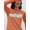 Orange, variant on Pipeline Casual Tropical Beach-Vibe - Long Sleeve Women's