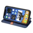 thumbnail image 2 of Case for iPhone 11 Pro Max Flip Cover Wallet Flip Cover Magnetic Protective - Blue, 2 of 5