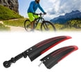 thumbnail image 4 of Bicycle Front Rear Mudguard, High Elasticity Bike Mudguard 1Set  For 24 Inch Front And Rear Wheels For 20 Inch Front And Rear Wheels Red, 4 of 8