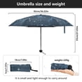 thumbnail image 3 of JSTEL Star Starry Sky Folding Umbrella for Rain Sun Travel Mini Lightweight Compact Umbrellas, 3 of 5