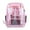 Pink, variant on Bwomeauty Travel Backpack, Heavy Duty Clear Backpack With Large Laptop Compartment, Plastic Bookbags For School, Stadium,Security, Sporting, Womens Gifts, 13x6x17inch