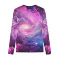 thumbnail image 4 of Ugoldhm Girls and Boys Tees Long Sleeves Stars Graphic Round Neck Tops Kids Fashion Fall Undershirt Shirts, 4 of 7