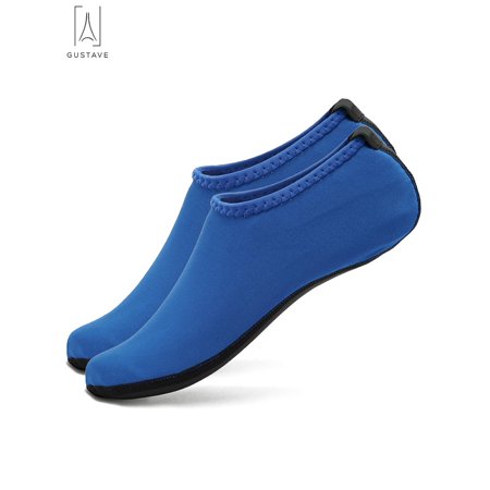 GustaveDesign Skin Water Barefoot Shoes For Men & Women Aqua Beach Socks Yoga Exercise Pool Swim Slip On Surf Shoes (Best Aqua Socks For Swimming)