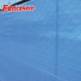 thumbnail image 2 of Fence4ever Blue 4' x 50' 4 ft tall Fence Privacy Screen Windscreen Shade Cover Mesh Fabric Tarp, 2 of 6