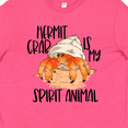 thumbnail image 4 of Inktastic Summer Hermit Crab is My Spirit Animal Youth T-Shirt, 4 of 5
