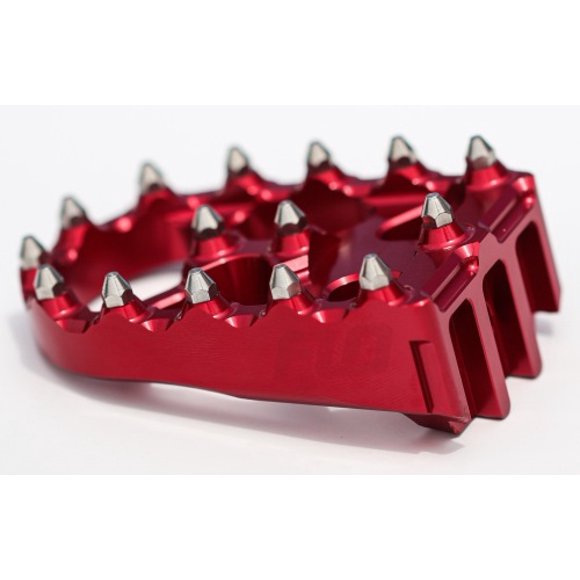 Flo Motorsports Replacement Pedals for Shift Lever and Brake Arm, Red