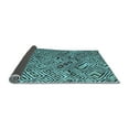 thumbnail image 2 of Ahgly Company Indoor Square Abstract Light Blue Modern Area Rugs, 4' Square, 2 of 4