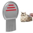 thumbnail image 4 of Pet Grooming Comb, Pet Comb Comfortable  for Dogs and Cats Bright Red, 4 of 7