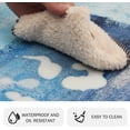 thumbnail image 6 of GALMAXS7 Teal Turquoise Anti Fatigue Kitchen Rugs Non Skid Waterproof Memory Foam Kitchen Mats, 6 of 6