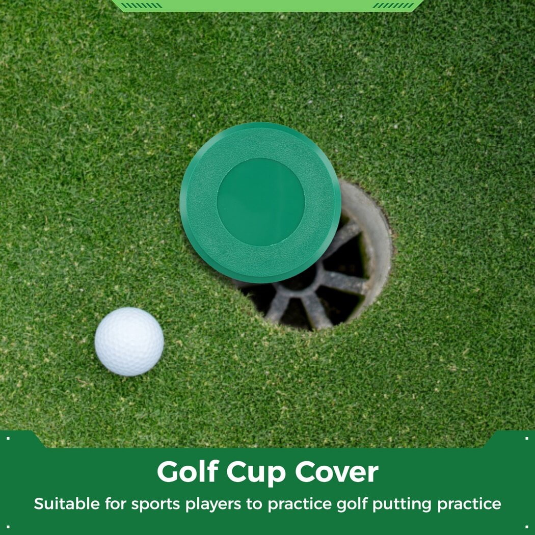 4pcs Golf Cup Cover, Golf Hole Putting Green Cup Golf Practice Training Green Hole Cups, Golf