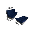 thumbnail image 2 of Sofá Cama Canoa Azul Colchoninos, 2 of 2