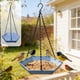 thumbnail image 1 of Comedero colgante para colibríes con cadena – Agua y comedero de plástico exterior para patio del jardín, 1 of 6