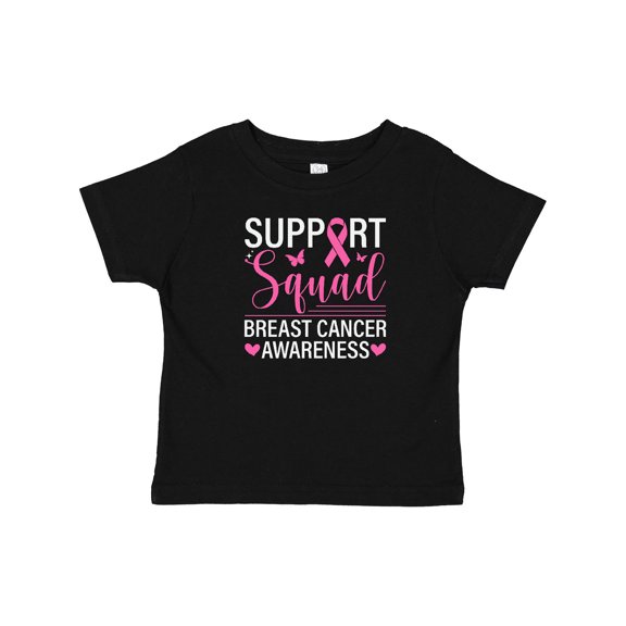 Inktastic Support Squad Breast Cancer Awareness Boys Baby T-Shirt