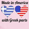 thumbnail image 2 of CafePress - Made In America With Greek Parts Body Suit - Long Sleeve Cotton Baby Bodysuit, 2 of 4