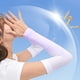 thumbnail image 4 of Mangas de Hielo con Degradado, Tecnología de Enfriamiento Instantáneo, Protección Solar Transpirable, Comodidad Ligera, para Viajes Al Aire Libre, Diseño de Dedos Expuestos, 46 X 11 X 10 Cm, Juego de, 4 of 7