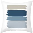 thumbnail image 1 of Funda de almohada estilo simple con líneas impresiones geométricas, cubierta de cojín para sofá, 1 of 6