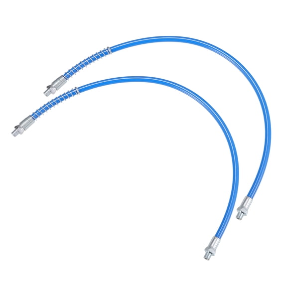 Unique Bargains Universal 1/8" NPT Grease Gun Flex Hose Blue 24 Inch