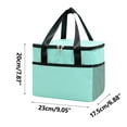 thumbnail image 2 of Insulated Lunch Bag, Reusable Tote with Shoulder Strap, Leakproof Cooler Organizer 7.87 X 9.05 X 6.88, Large Capacity Multi Compartment for Hot Cold Meals, Easy Clean & Portable for Office, 2 of 2