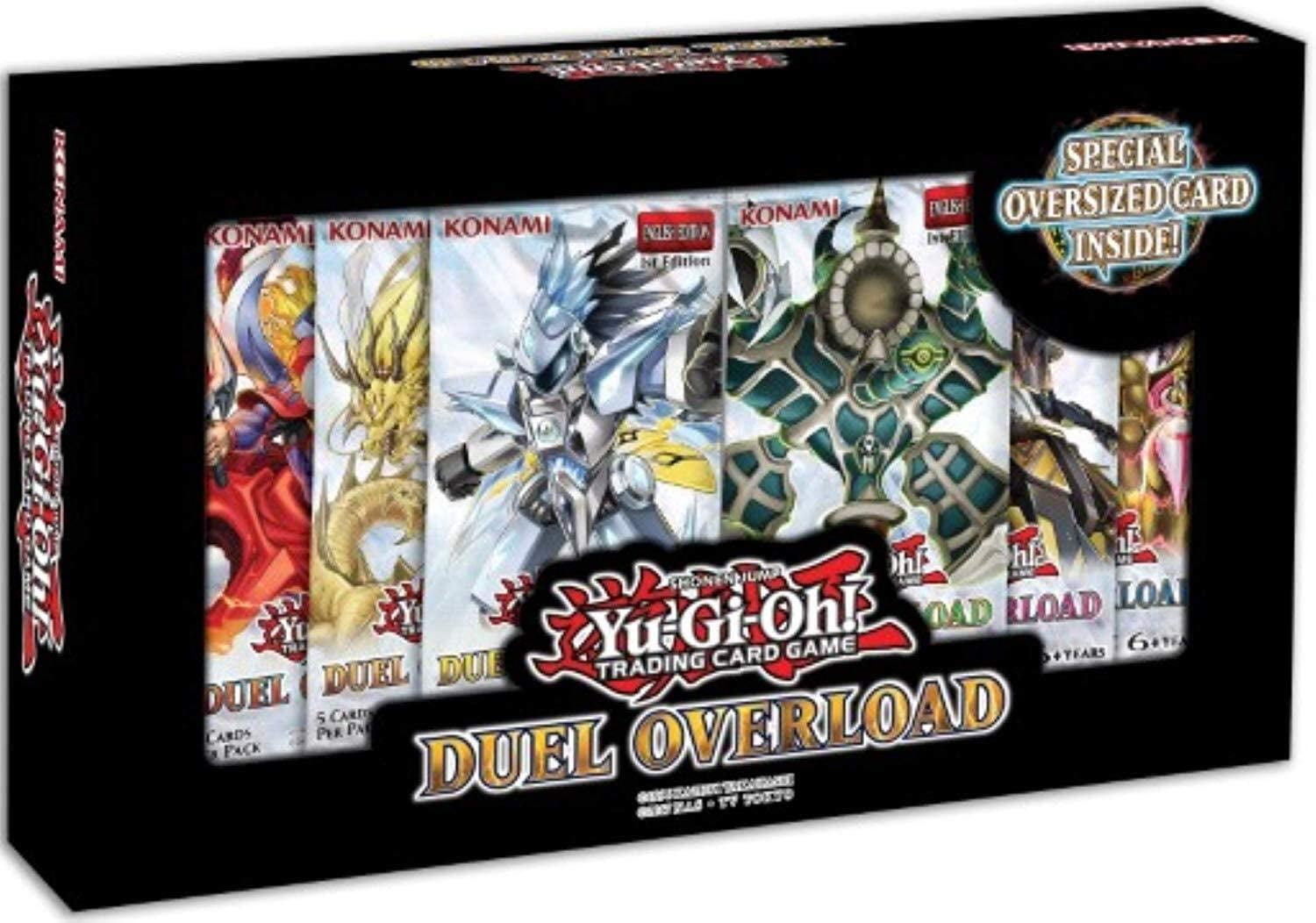 Yu-Gi-Oh! Trading Cards: Duel Overload Box, 6 Booster Packs of 5 Ultra Rare  cards. By Brand YuGiOh Trading Cards - Walmart.com