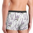thumbnail image 3 of KLL Lavender Flowers Men's Cotton Boxer Briefs Underwear-Large, 3 of 8