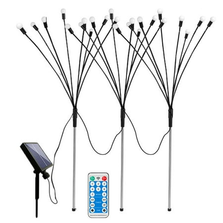 

EDFRWWS 8LED Swing Light 8 Modes Solar Lawn Lamp 1200mAh with Remote Control ()