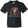 thumbnail image 3 of Inktastic Día de los Muertos Woman in Sugar Skull Makeup Youth T-Shirt, 3 of 5