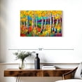 thumbnail image 3 of Elephant Stock Vivid Autumn Jewels Wall Art - Horizontal Multi Panel Canvas - Living Room Wall Decor - Nature Multi Panel - Yellow And Blue Decor By Marion Rose - 33" x 20", 3 of 8