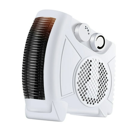 

40db Portable Silent Electric Fan Heater Dual Purpose Lightless Desktop Heating Decive Household