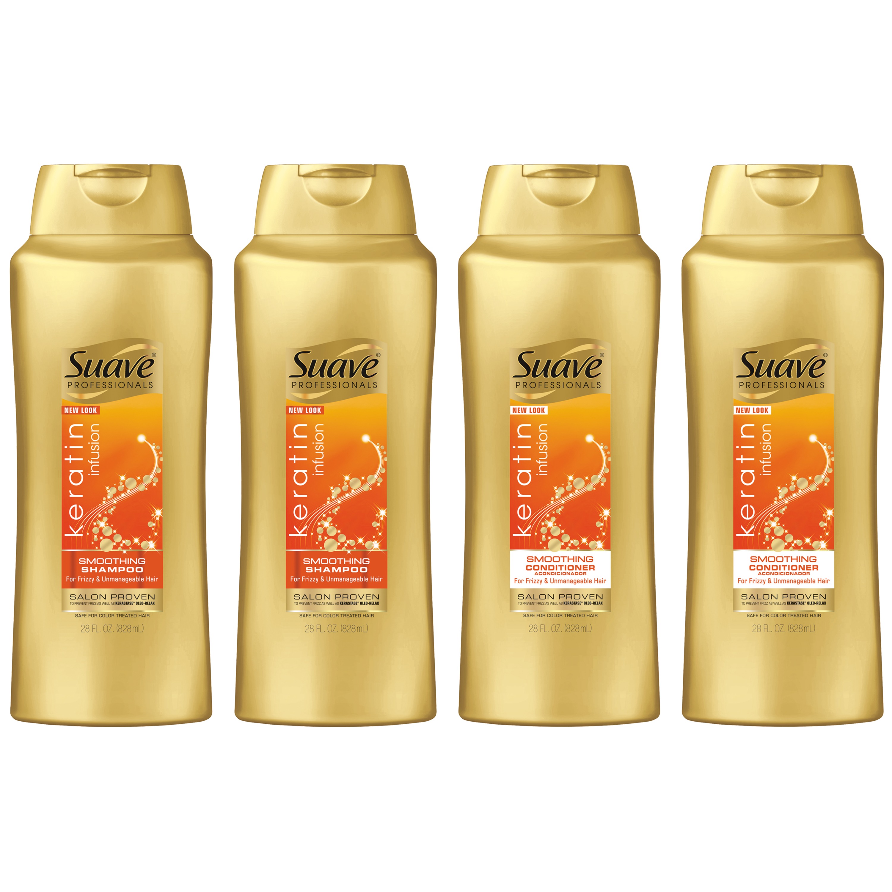 Suave Professionals Smoothing Shampoo and Conditioner Keratin Infusion